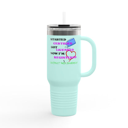 Certified Travel Mug, Licensed Cup for Professionals