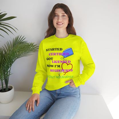 Certified Journey Unisex Sweatshirt, Motivational Crewneck