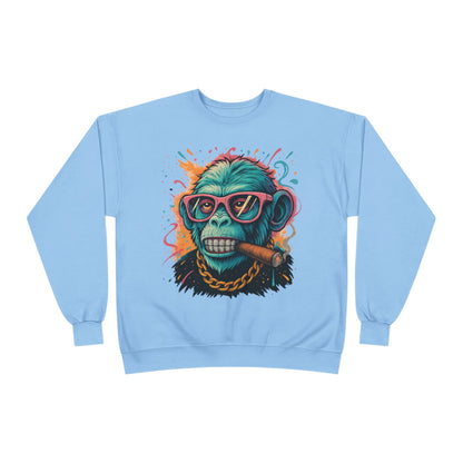 Eco-Friendly 'Boss Mode' Crewneck Sweatshirt, Unisex Cozy Sweatshirt, Casual Streetwear, Gift for Him/Her, Party/Everyday Wear