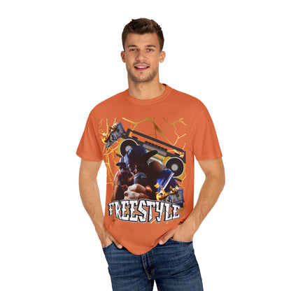 Retro Graphic T-Shirt with 'Freestyle' Design