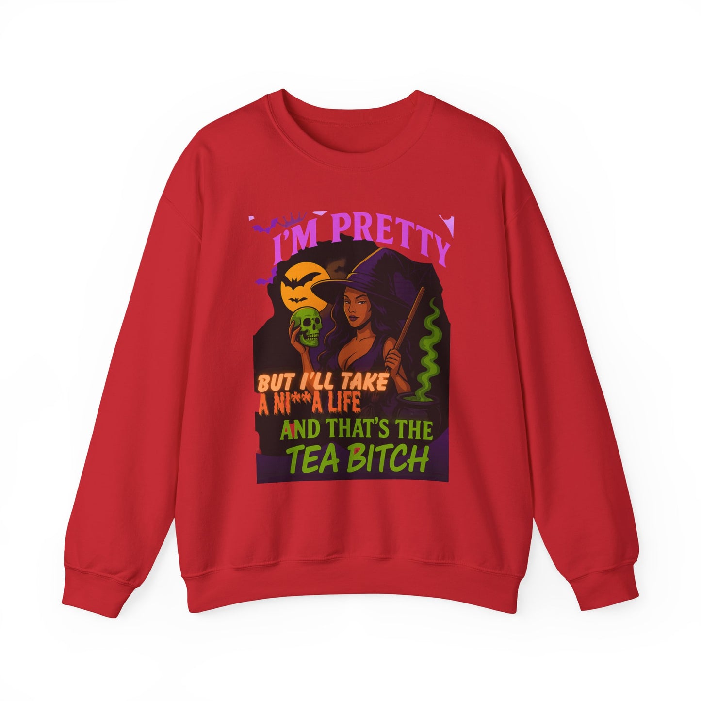 Spooky Vibes Crewneck Sweatshirt - Perfect for Halloween