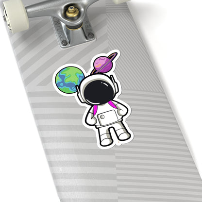 Astronaut_ Kiss-Cut Stickers