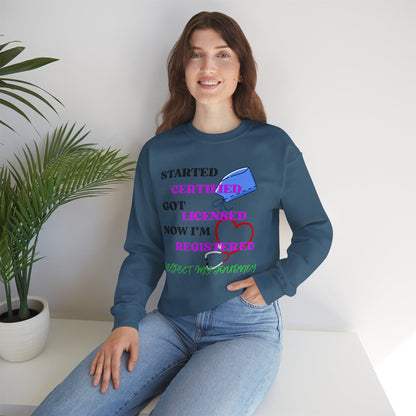 Certified Journey Unisex Sweatshirt, Motivational Crewneck