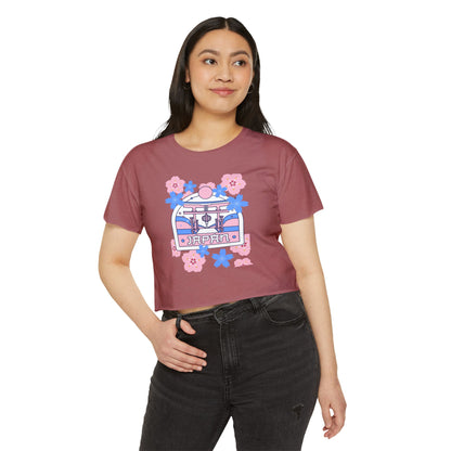 Japan Floral Women's Festival Crop Top