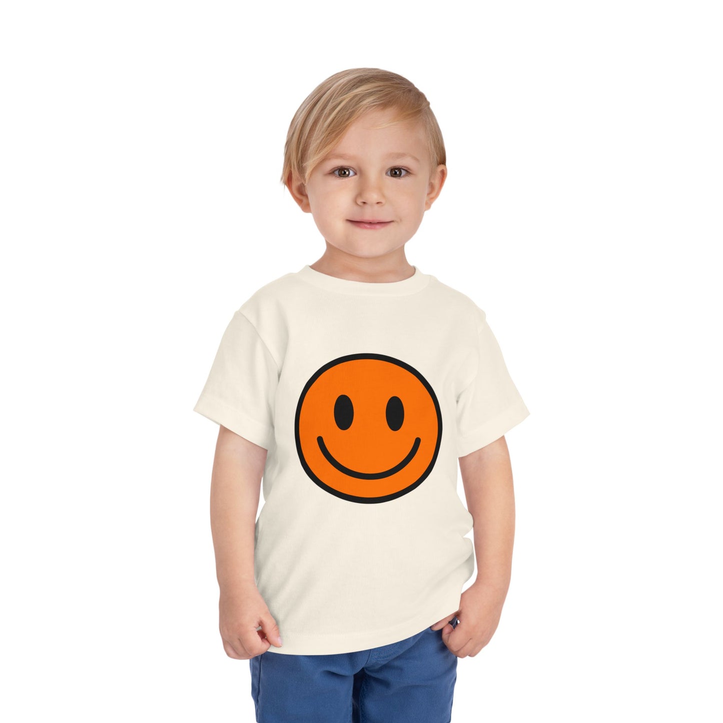 Smiley Face Toddler Tee, Cute Kid's Shirt