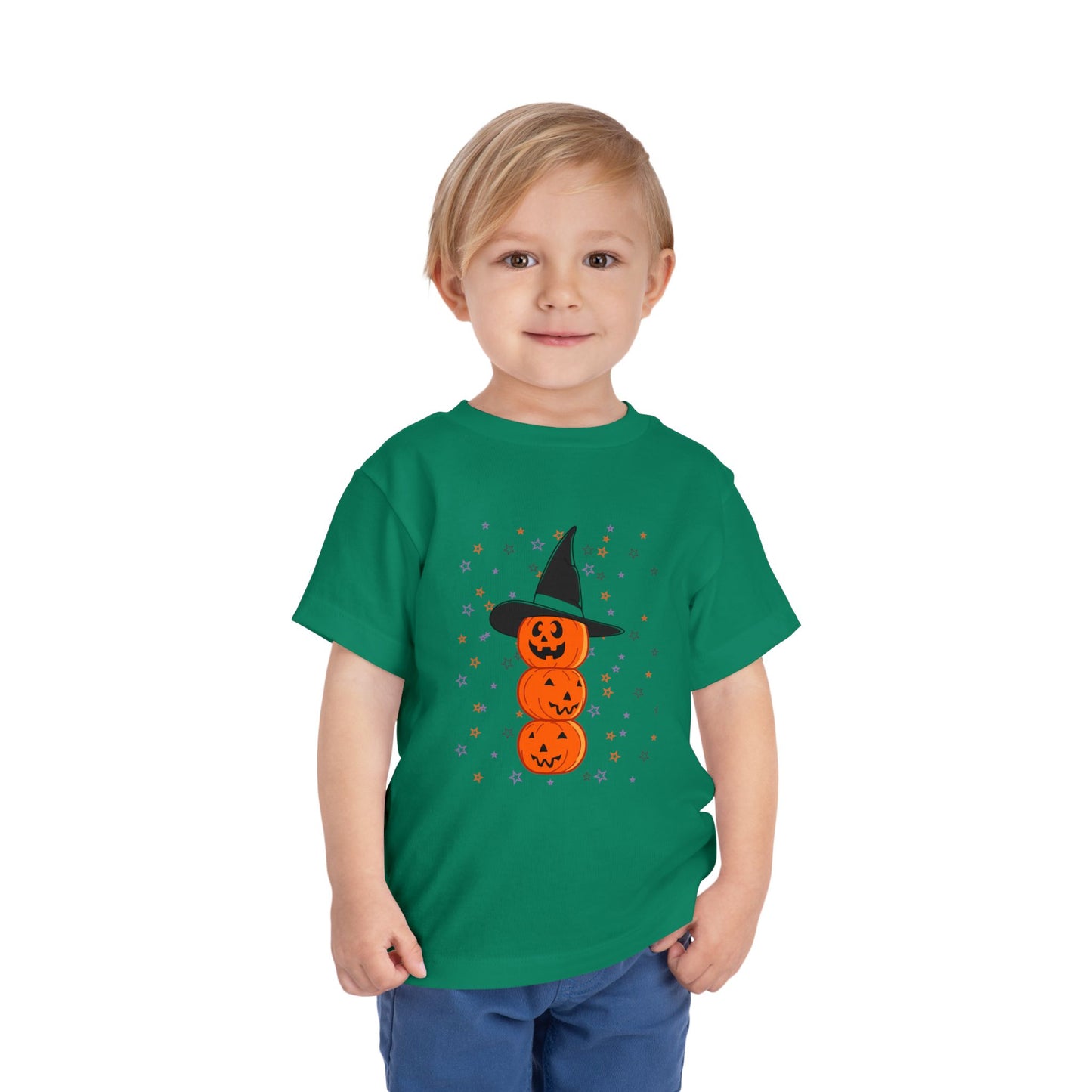 Halloween Pumpkin Tee for Toddlers, Cute Kids Shirt