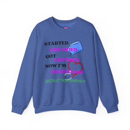 Certified Journey Unisex Sweatshirt, Motivational Crewneck