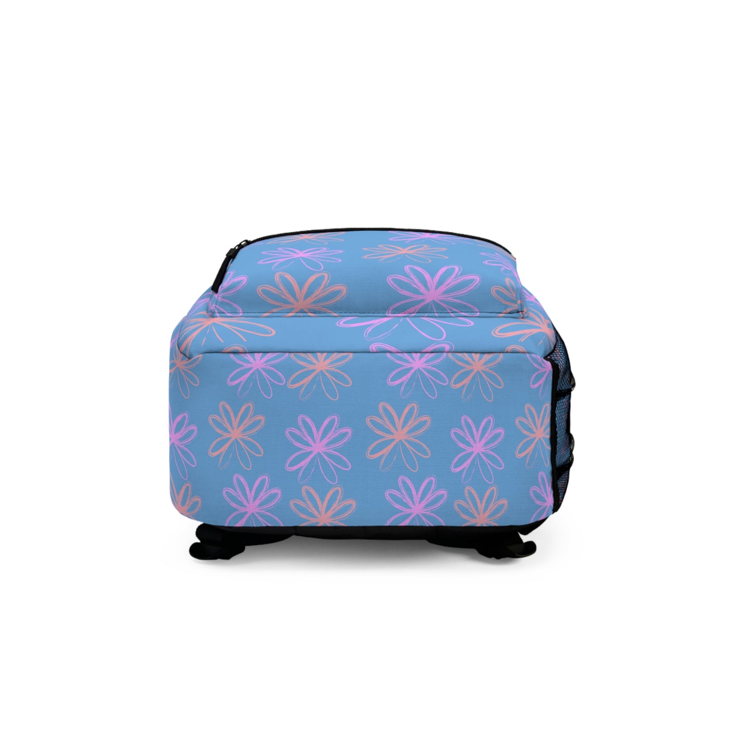 Chic Floral Backpack with Retro Vibes