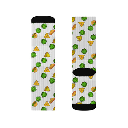 White Munchie Socks| Unisex
