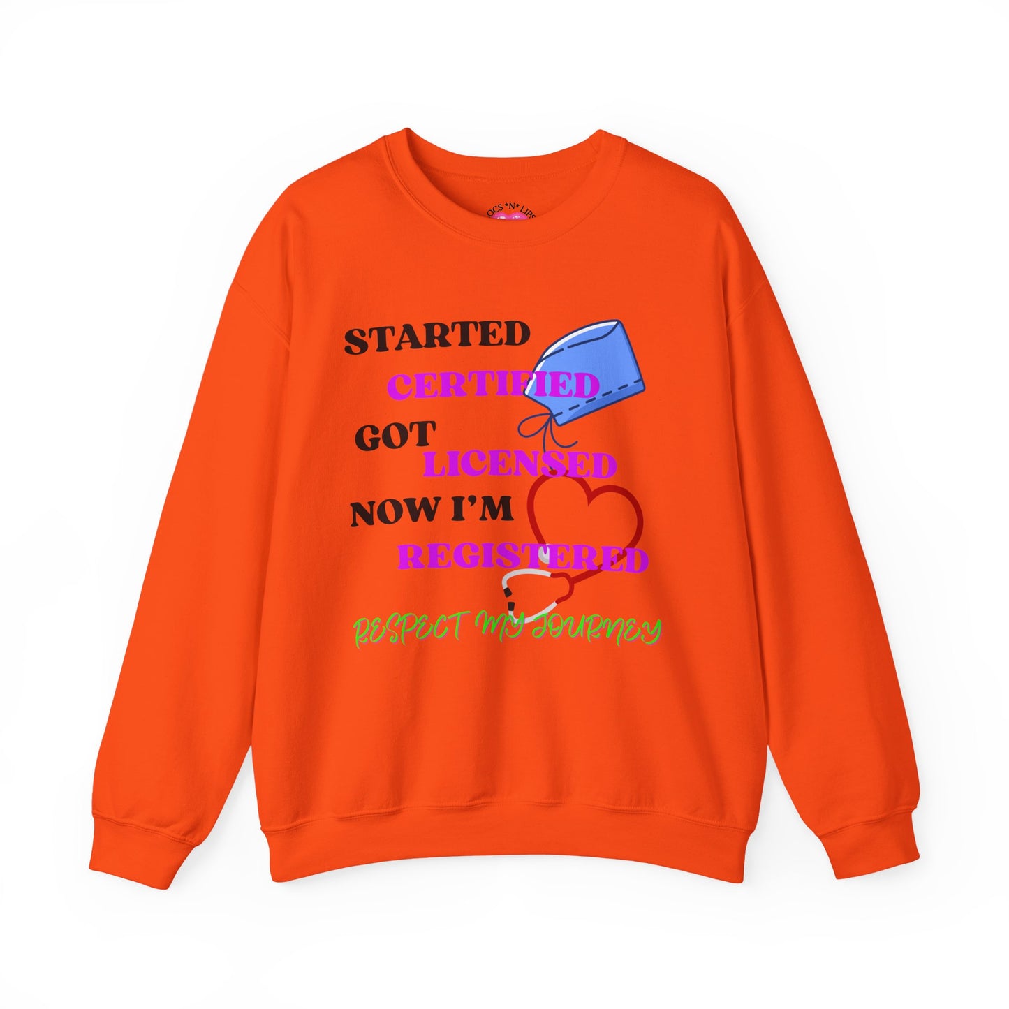 Certified Journey Unisex Sweatshirt, Motivational Crewneck