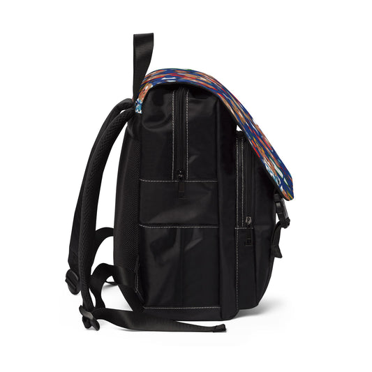 Playful Bear Pattern Unisex Shoulder Backpack