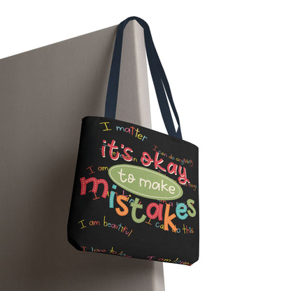 Inspirational Tote Bag - Perfect for Self-Love & Mindfulness