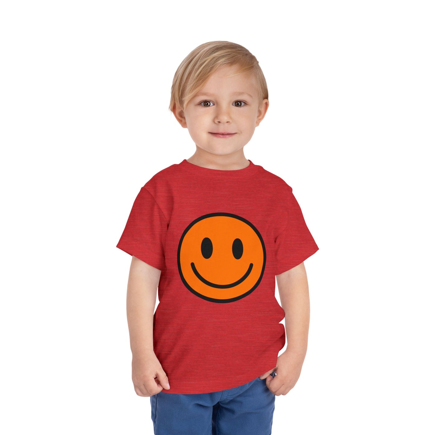 Smiley Face Toddler Tee, Cute Kid's Shirt