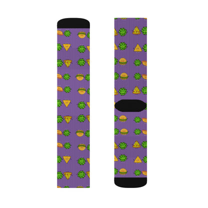 Purple Munchie Socks| Unisex