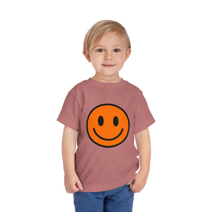 Smiley Face Toddler Tee, Cute Kid's Shirt