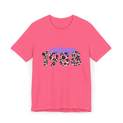 Vintage 1988 Unisex Jersey T-Shirt, Retro Graphic Tee