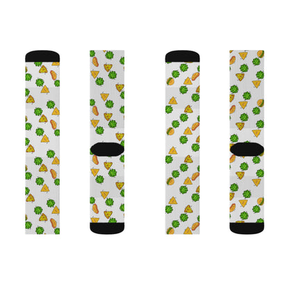 White Munchie Socks| Unisex