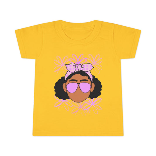 Trendy Toddler Tee: Cool Shades Design