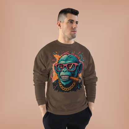 Eco-Friendly 'Boss Mode' Crewneck Sweatshirt, Unisex Cozy Sweatshirt, Casual Streetwear, Gift for Him/Her, Party/Everyday Wear