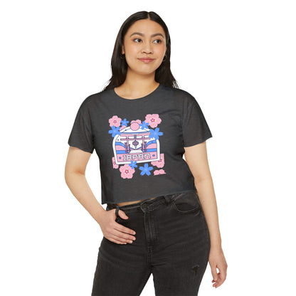 Japan Floral Women's Festival Crop Top