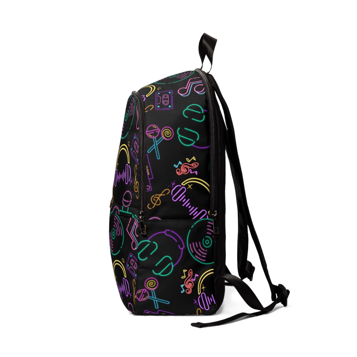 Musical Vibes Unisex Fabric Backpack