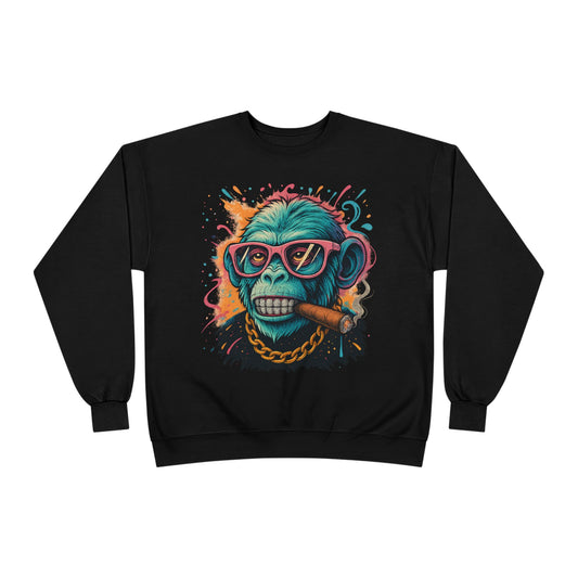 Eco-Friendly 'Boss Mode' Crewneck Sweatshirt, Unisex Cozy Sweatshirt, Casual Streetwear, Gift for Him/Her, Party/Everyday Wear