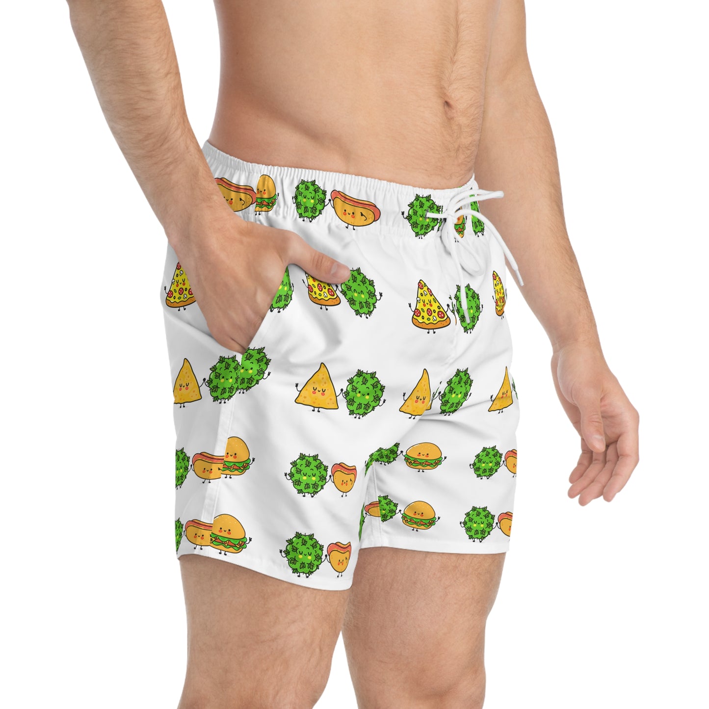 "Fun Foodie" Swim Trunks
