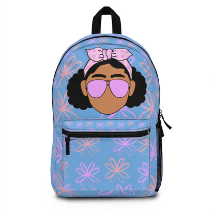 Chic Floral Backpack with Retro Vibes