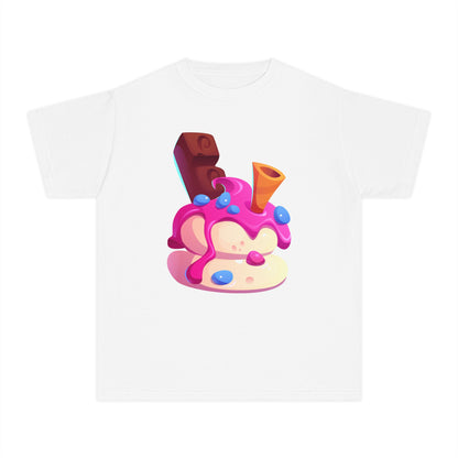 Cute Ice Cream Youth Tee, Fun Summer Clothing