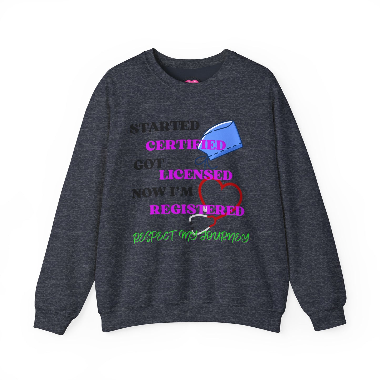 Certified Journey Unisex Sweatshirt, Motivational Crewneck