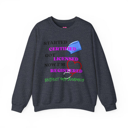 Certified Journey Unisex Sweatshirt, Motivational Crewneck