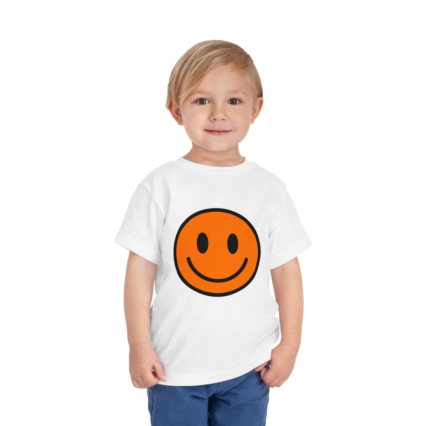 Smiley Face Toddler Tee, Cute Kid's Shirt