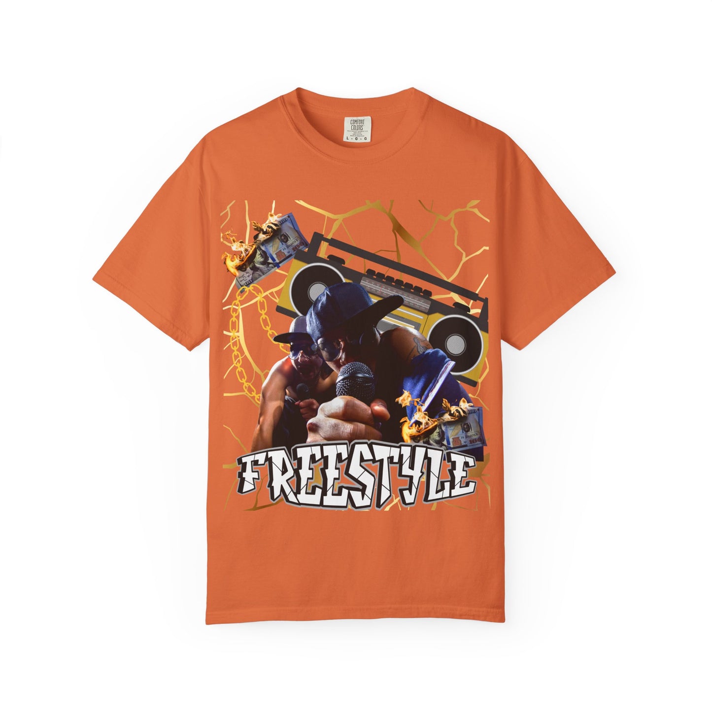 Retro Graphic T-Shirt with 'Freestyle' Design