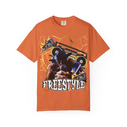 Retro Graphic T-Shirt with 'Freestyle' Design
