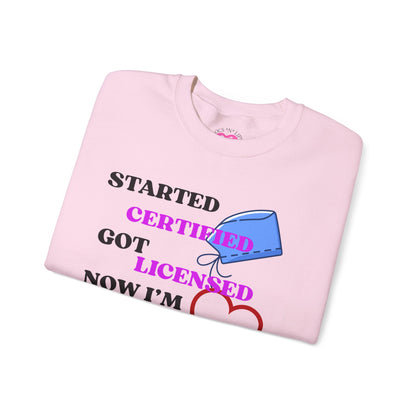 Certified Journey Unisex Sweatshirt, Motivational Crewneck