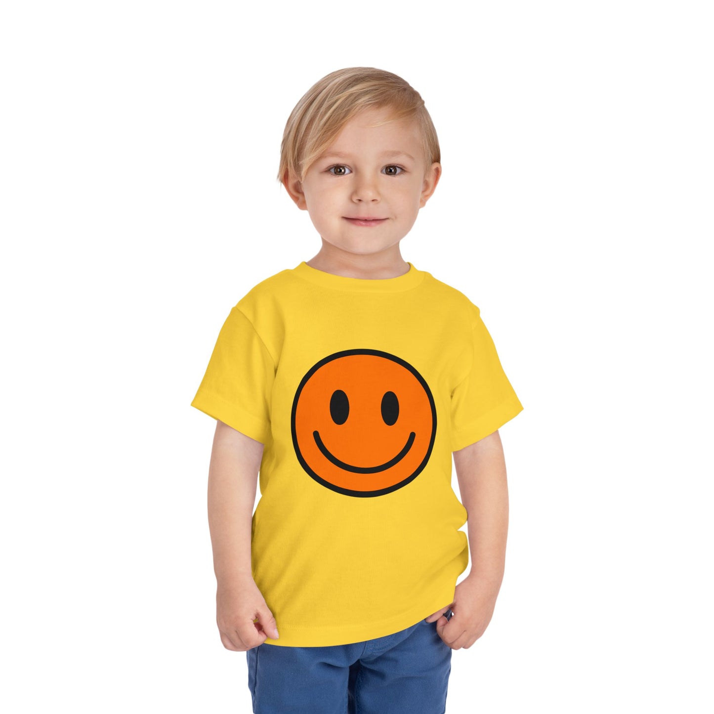 Smiley Face Toddler Tee, Cute Kid's Shirt