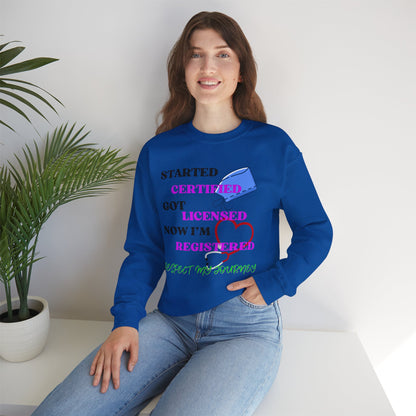 Certified Journey Unisex Sweatshirt, Motivational Crewneck
