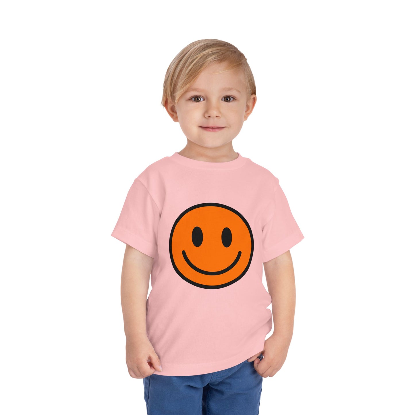 Smiley Face Toddler Tee, Cute Kid's Shirt