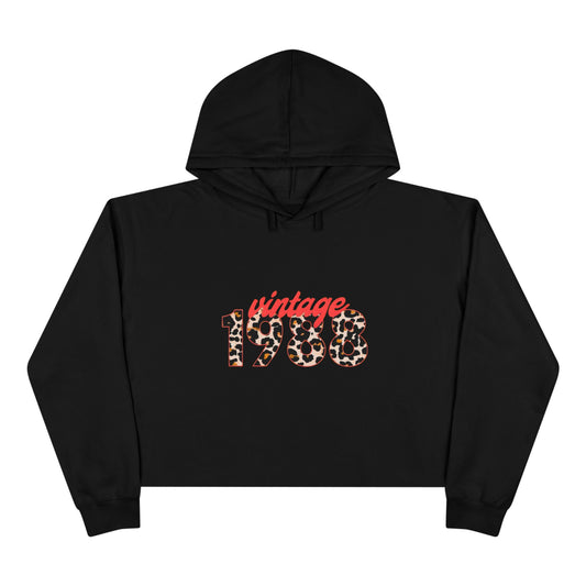 Copy of Vintage 1988 Crop Hoodie, Retro Fashion