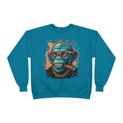 Eco-Friendly 'Boss Mode' Crewneck Sweatshirt, Unisex Cozy Sweatshirt, Casual Streetwear, Gift for Him/Her, Party/Everyday Wear