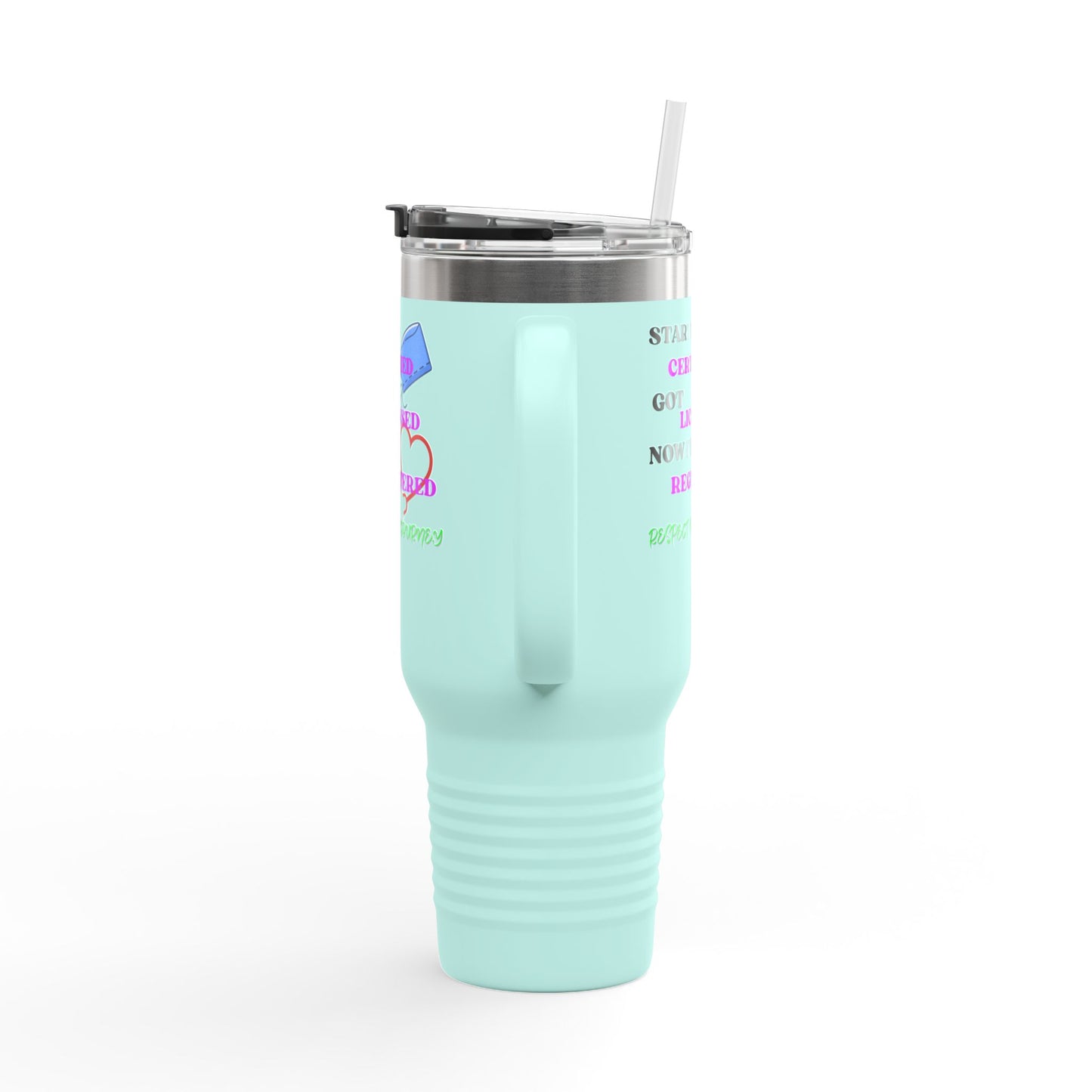 Certified Travel Mug, Licensed Cup for Professionals
