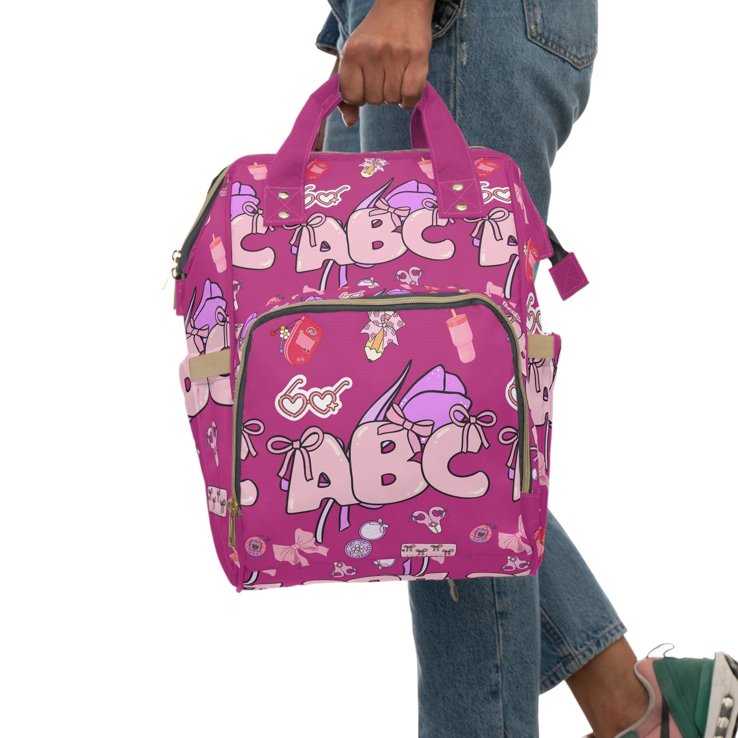 Stylish Multifunctional Diaper Backpack for On-the-Go Parents