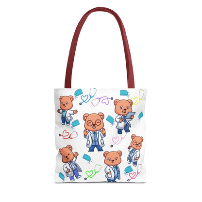 Cute Doctor Bear Tote Bag, Medical Student Gift