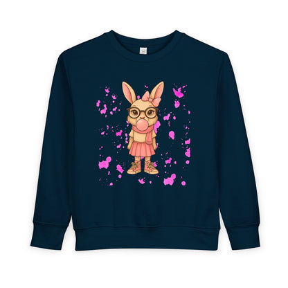 Cute Bunny Toddler Sweatshirt, Kids' Casual Wear