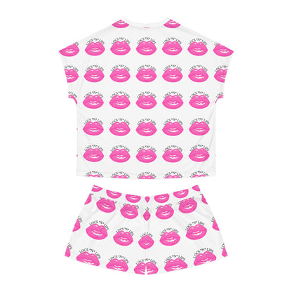 Locs and Lips  Women's Short Pajama Set (AOP)