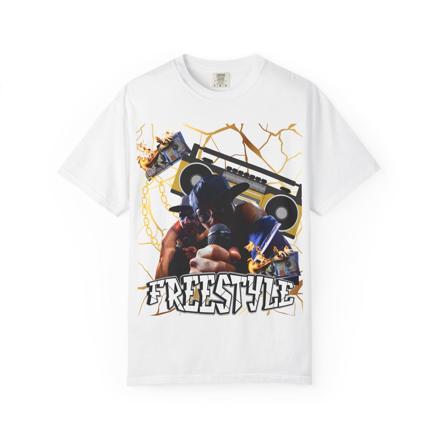 Retro Graphic T-Shirt with 'Freestyle' Design