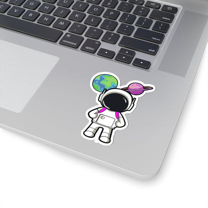 Astronaut_ Kiss-Cut Stickers
