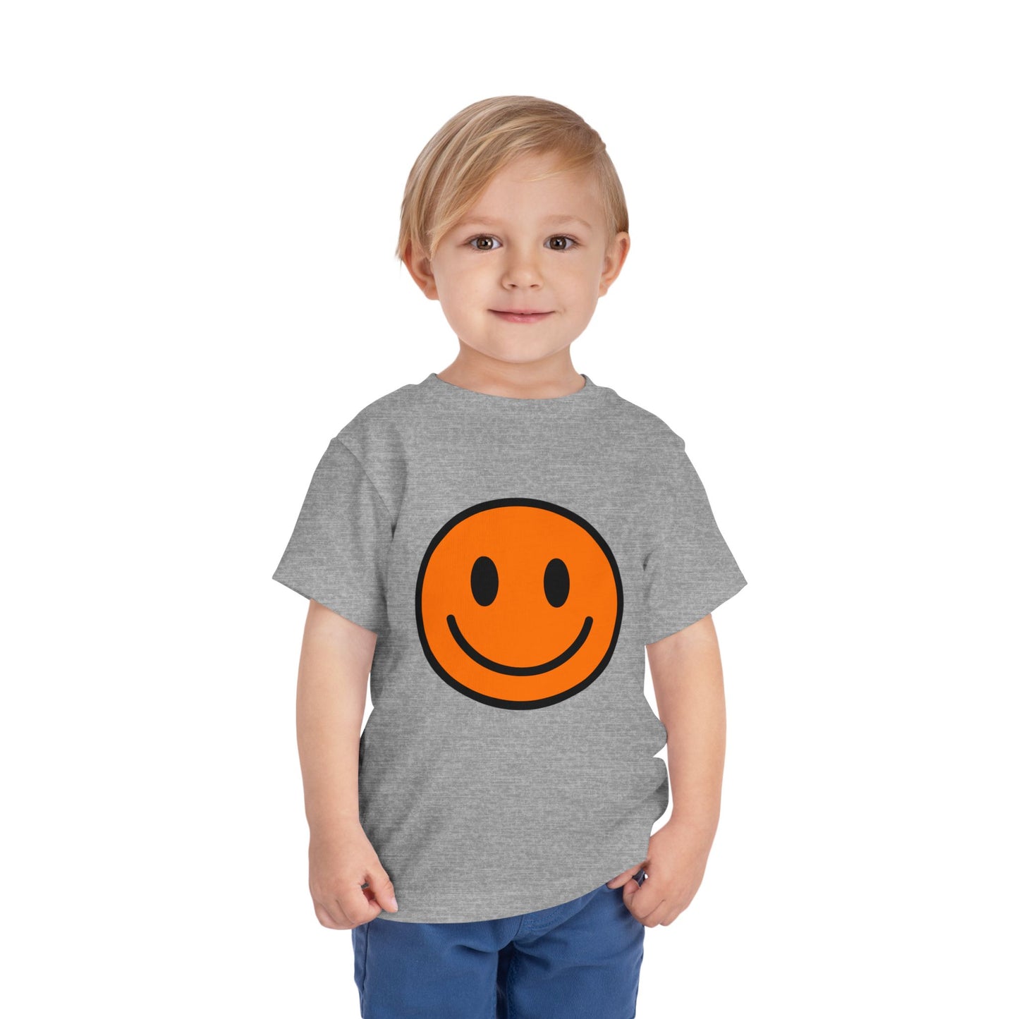 Smiley Face Toddler Tee, Cute Kid's Shirt
