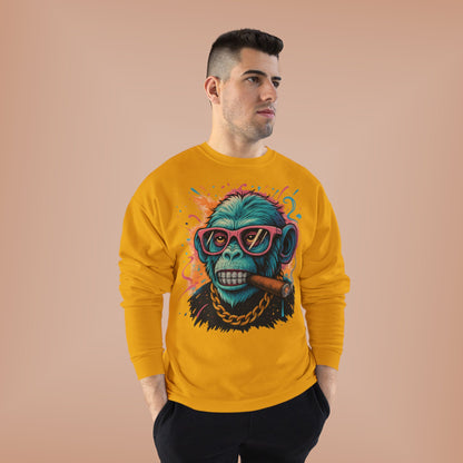Eco-Friendly 'Boss Mode' Crewneck Sweatshirt, Unisex Cozy Sweatshirt, Casual Streetwear, Gift for Him/Her, Party/Everyday Wear
