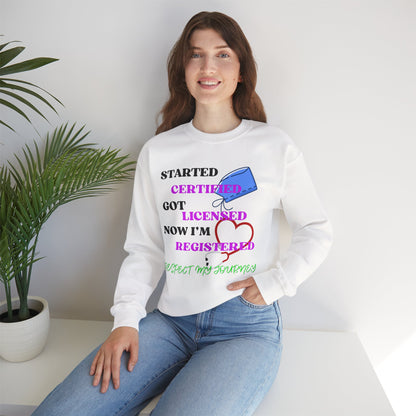 Certified Journey Unisex Sweatshirt, Motivational Crewneck